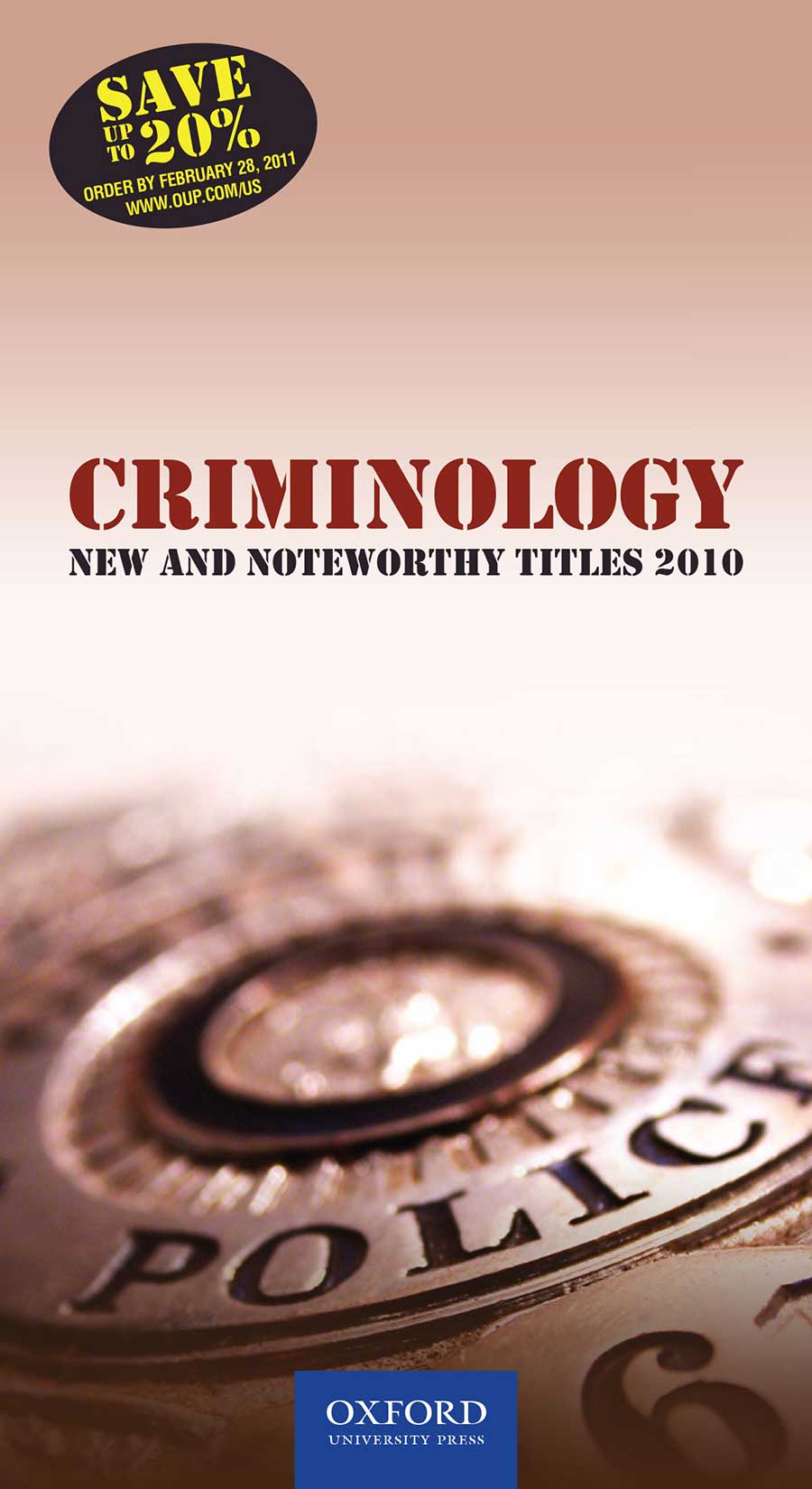 Criminology Catalog