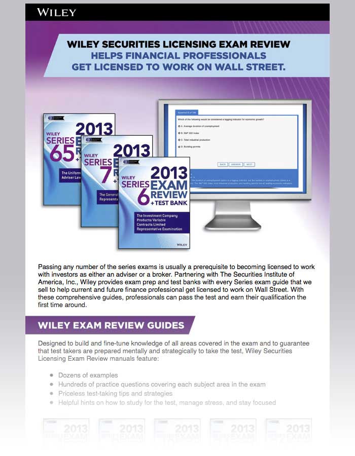 Securities Licensing Exam Email
